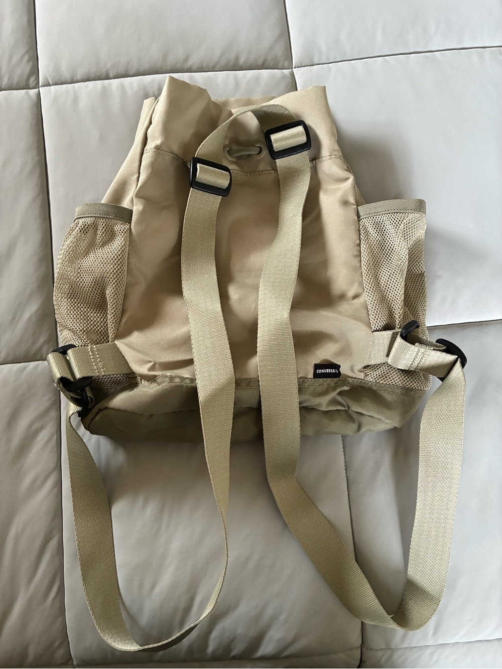 Converse Beige All Star Drawstring Mini Backpack - Picture 2 of 5